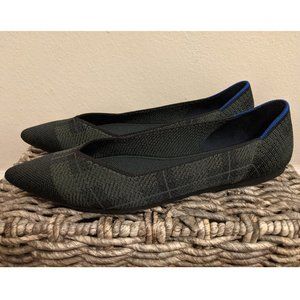 Rothy's Racer Green Check BNIB 10.5